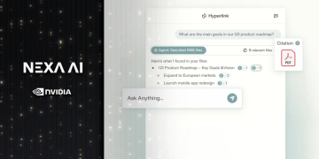 Nexa AI local AI agent offline private on‑device bar graphic